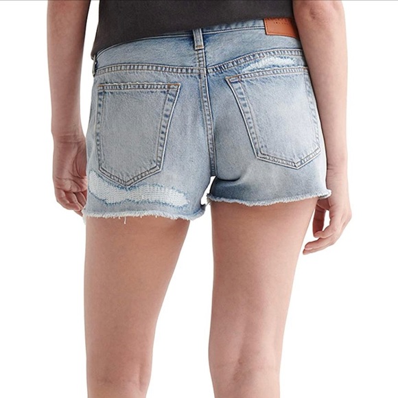 Lucky Brand Mid Rise Boy Short, Fog, 33 - Picture 7 of 7